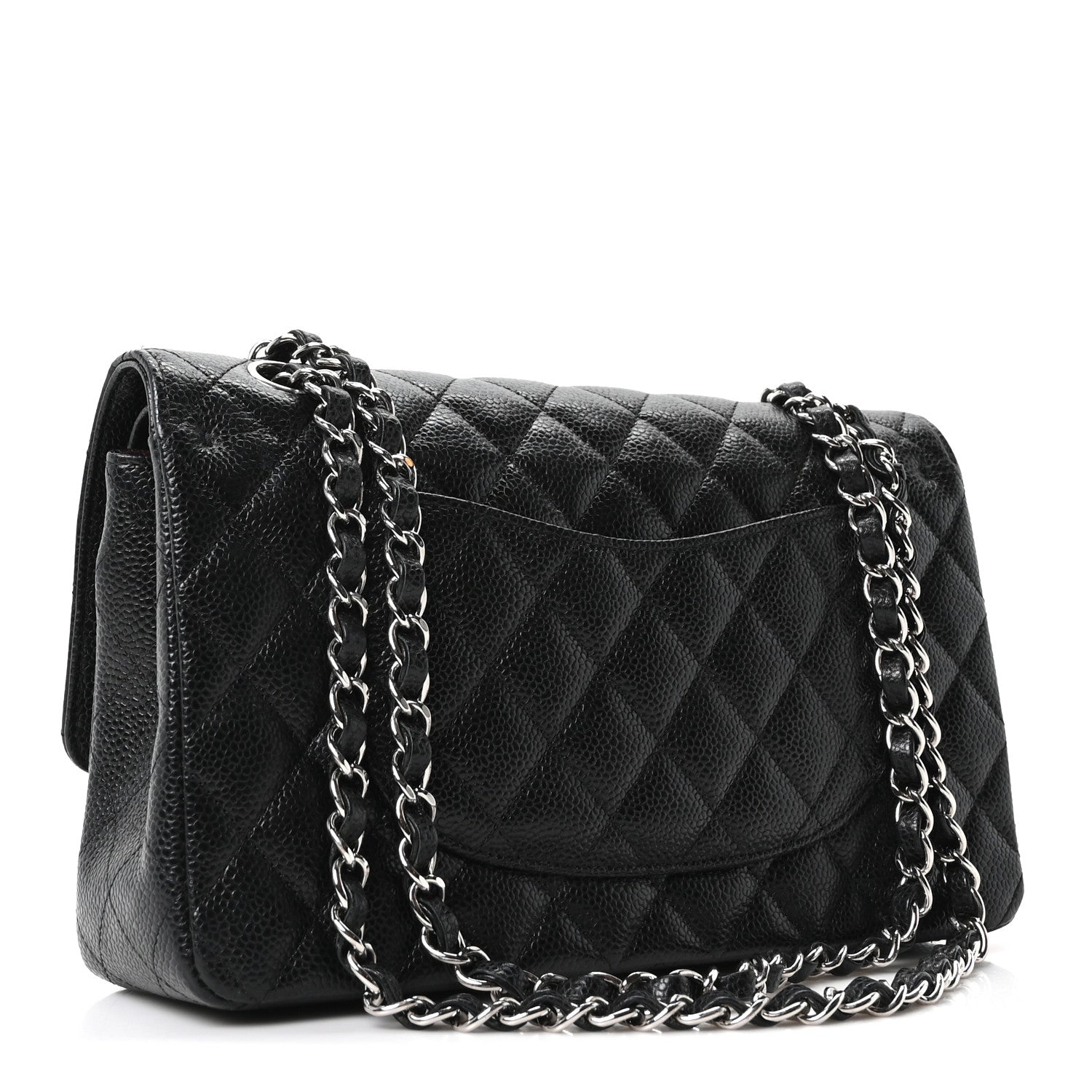 Chanel Caviar Quilted Medium Double Flap Black 3 of 11