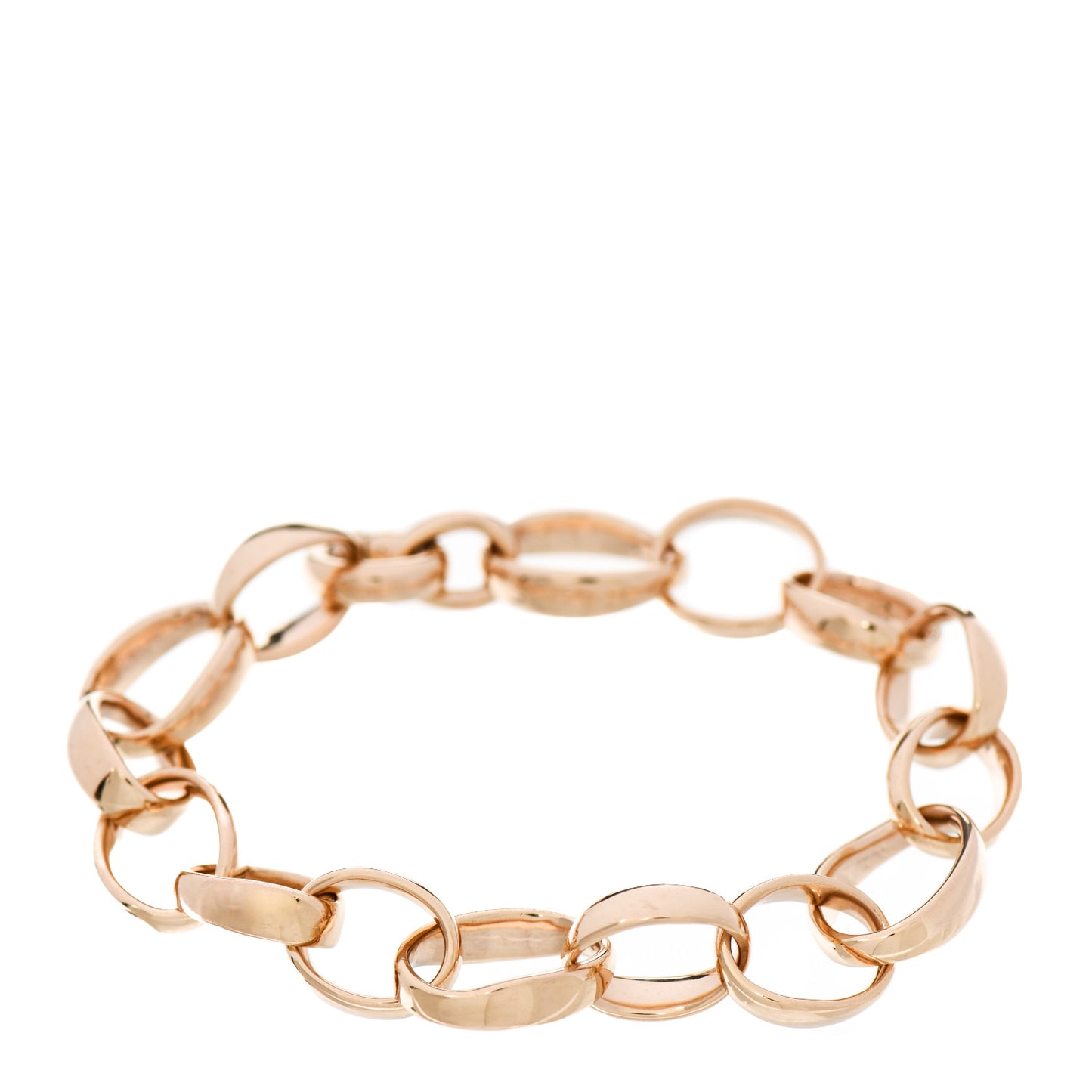 18K Rose Gold Sabbia Link Bracelet
