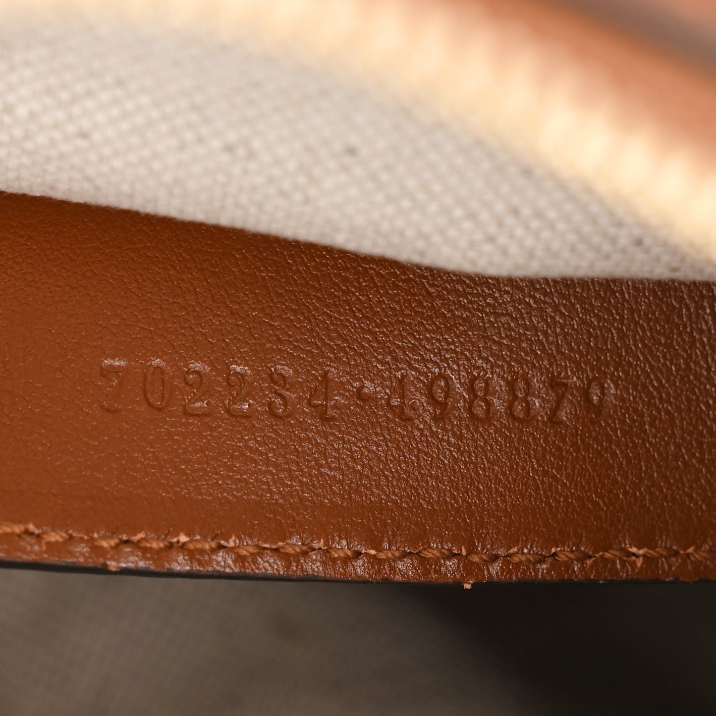 Calfskin GG Matelasse Shoulder Bag Peanut Brown Natural