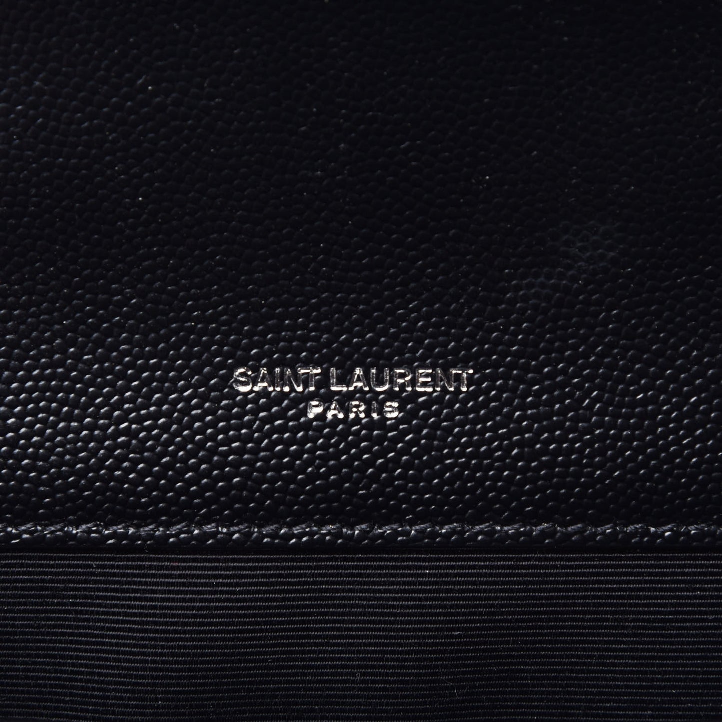 Grain De Poudre Textured Mixed Matelasse Triquilt Small Monogram Satchel Black