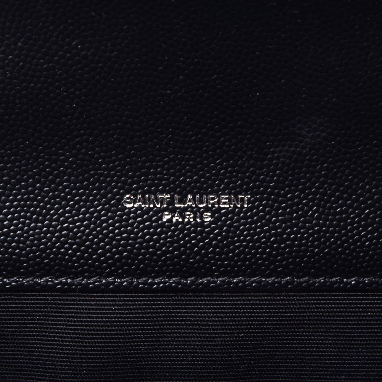 Saint Laurent Grain De Poudre Textured Mixed Matelasse Triquilt Small Monogram Satchel Black 6 of 8