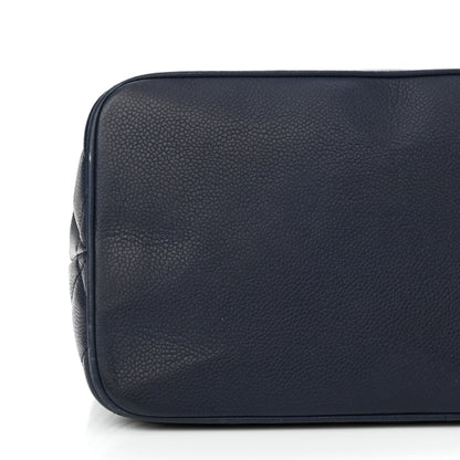 Chanel Caviar Quilted Medallion Tote Blue 13 of 13