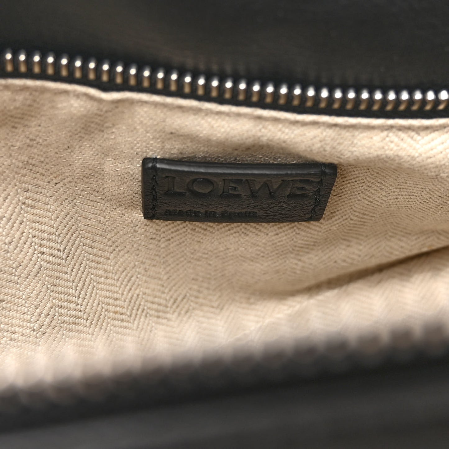 Calfskin Medium Puzzle Bag Black