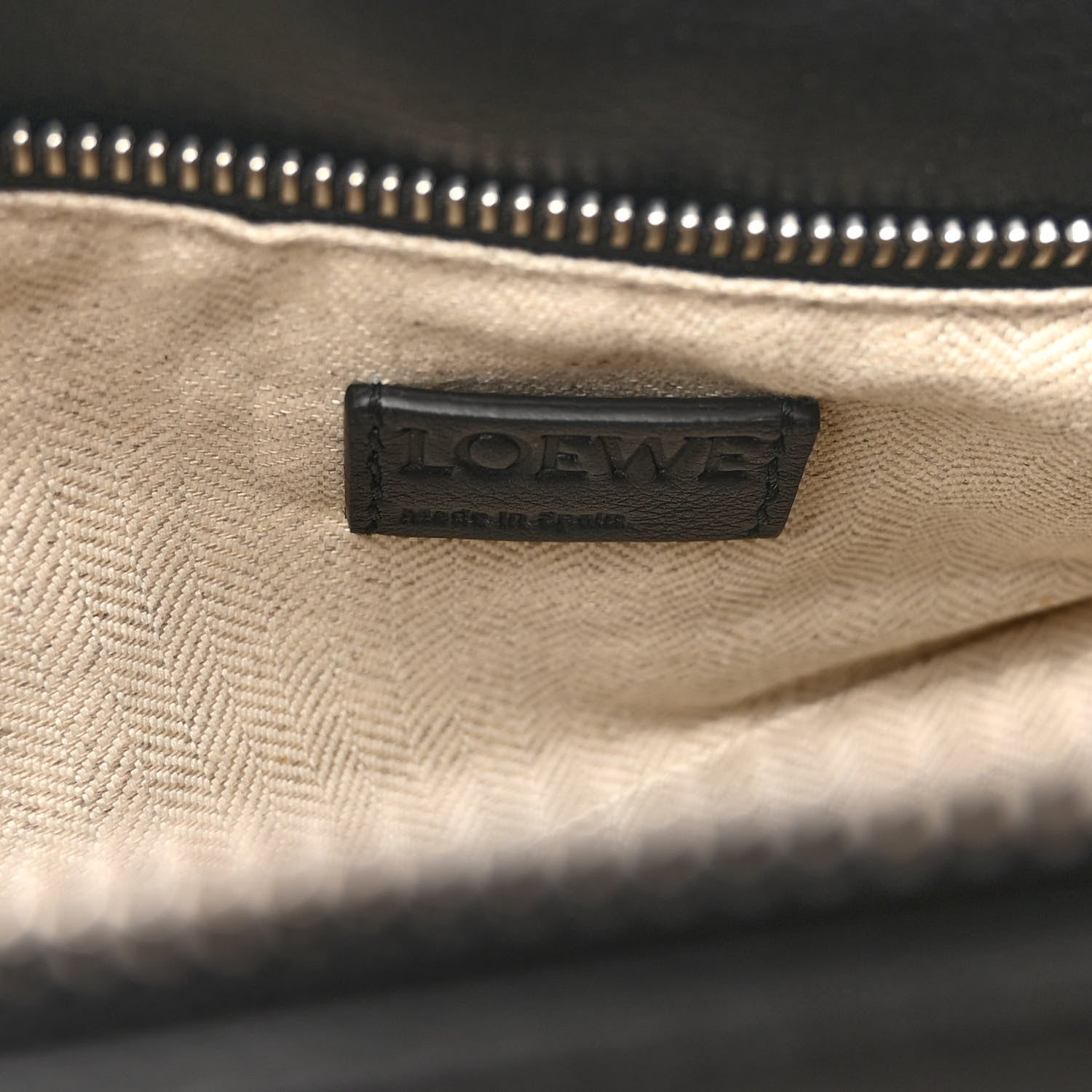 Loewe Calfskin Medium Puzzle Bag Black 6 of 9