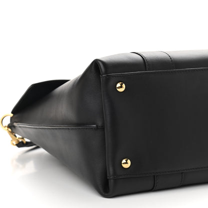 Salvatore Ferragamo Calfskin Medium Sookie Satchel Black 9 of 10