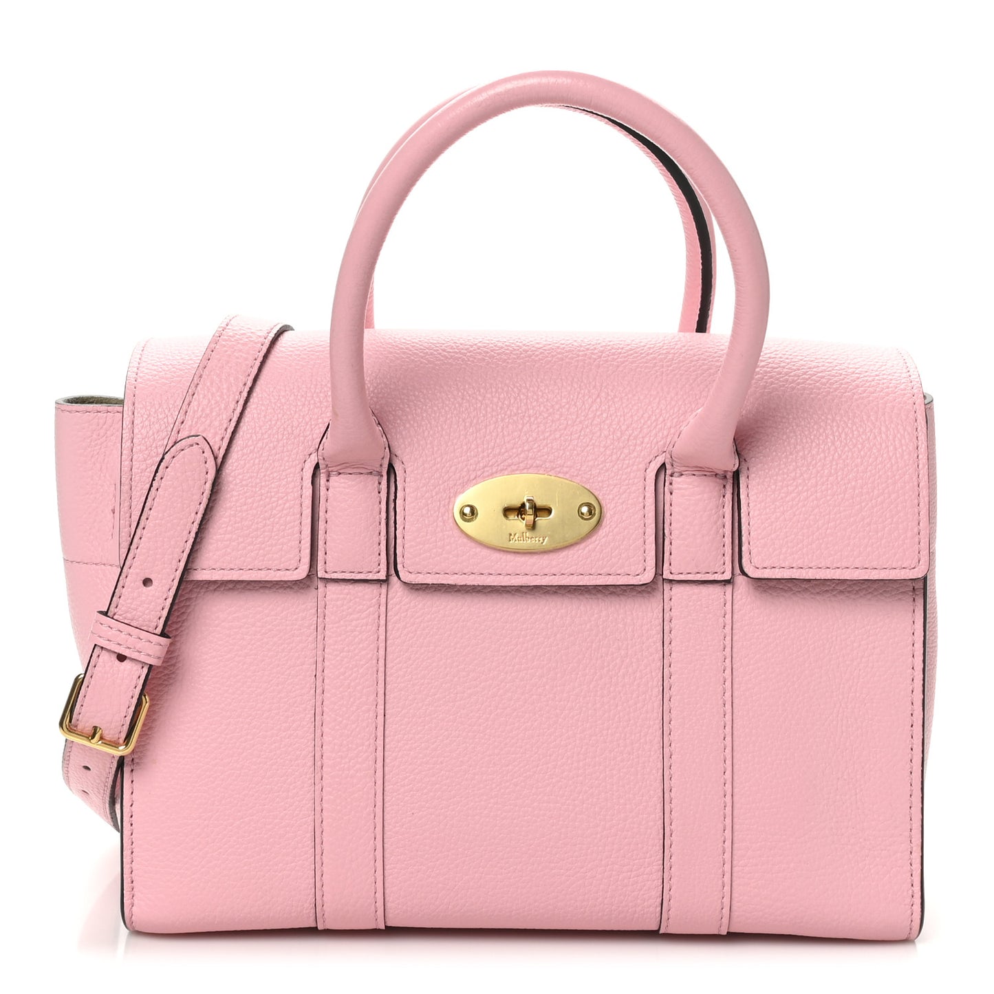 Classic Grain Small Bayswater Satchel Sorbet Pink
