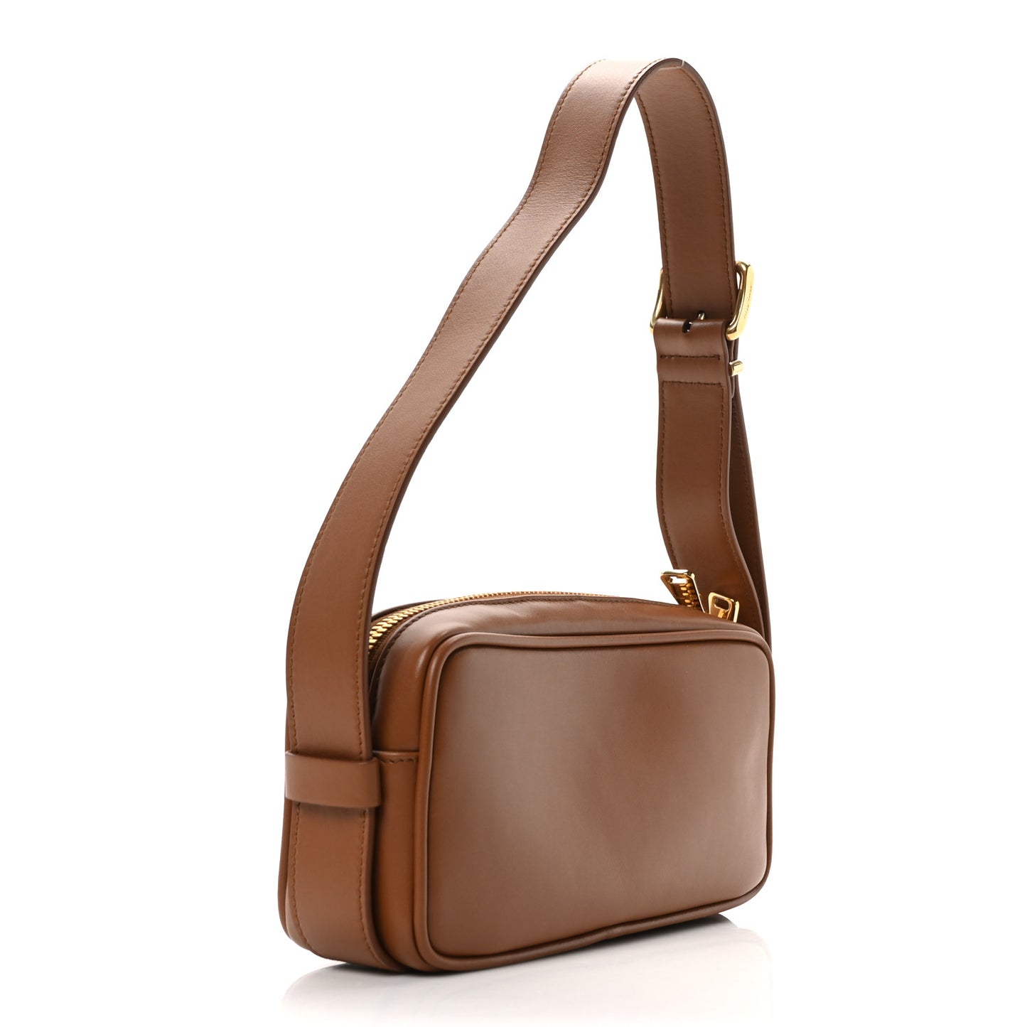 Soft Calf Softy Shoulder Bag Cognac