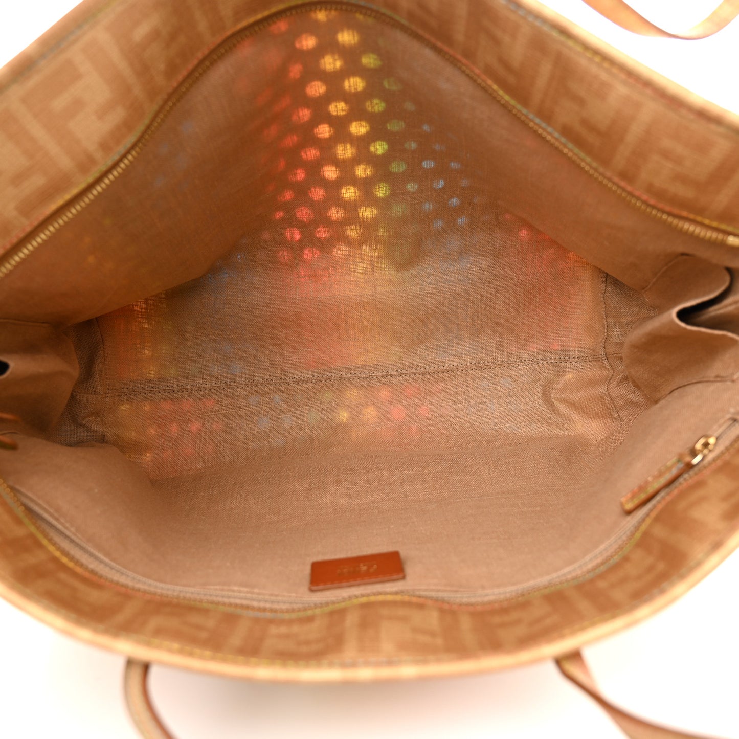 Zucca Perforated Dots Medium Roll Tote Multicolor