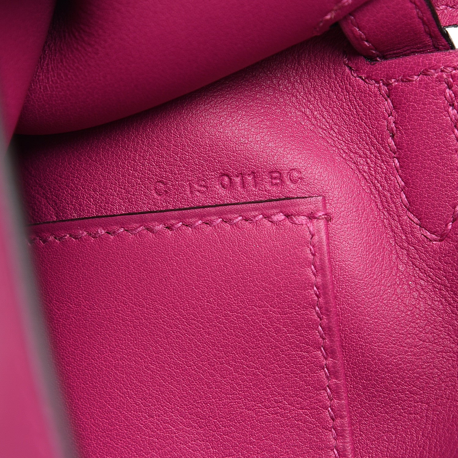 Hermes Swift Kelly Pochette Clutch Rose Pourpre 8 of 10