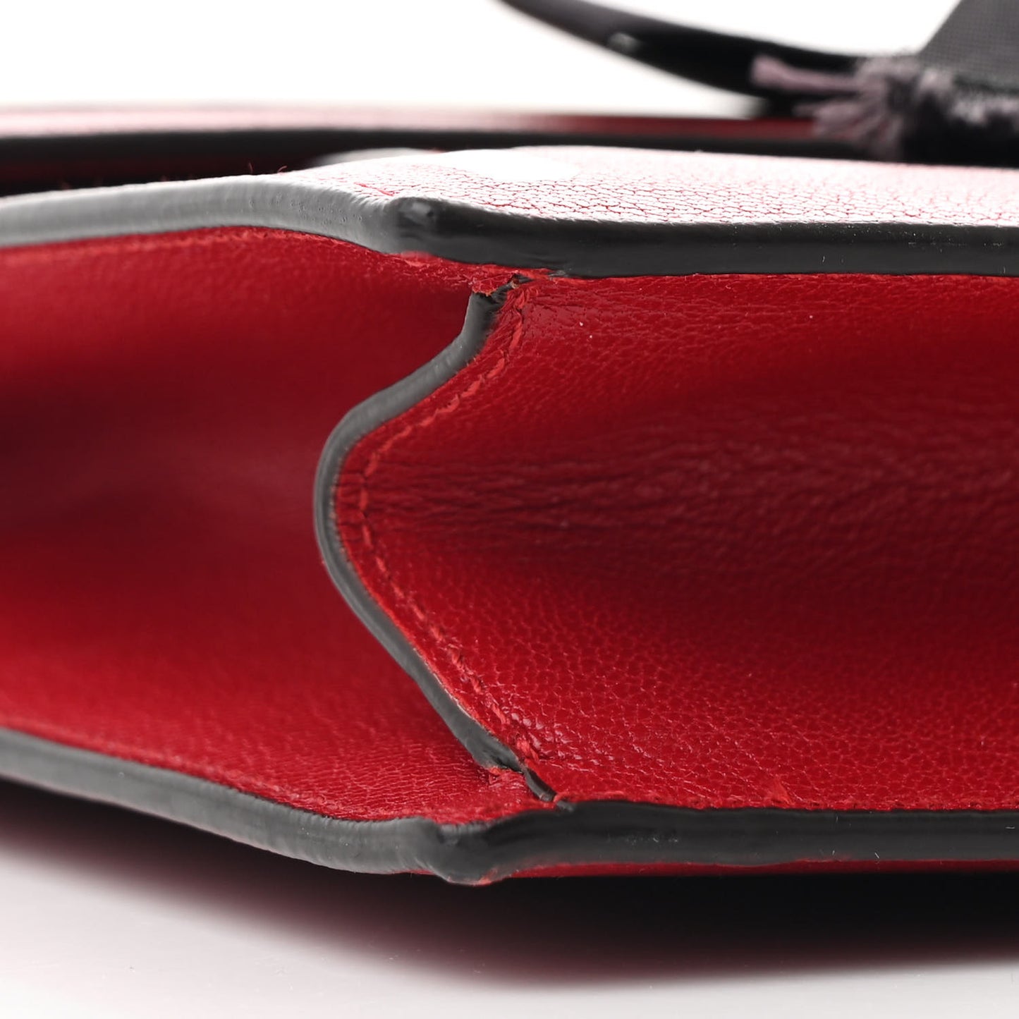 Calfskin Osiride Future Top Handle Bag Red