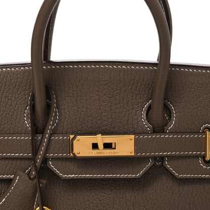 Hermes Chevre De Coromandel HAC Birkin 28 Etoupe 8 of 12
