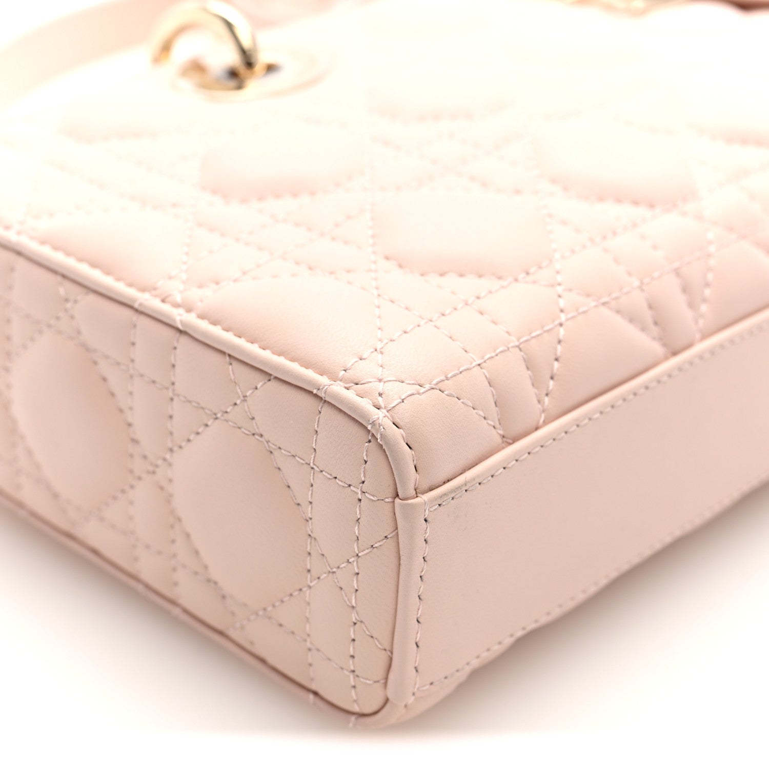 Christian Dior Lambskin Cannage Medium Lady D-Joy Powder Pink 8 of 9