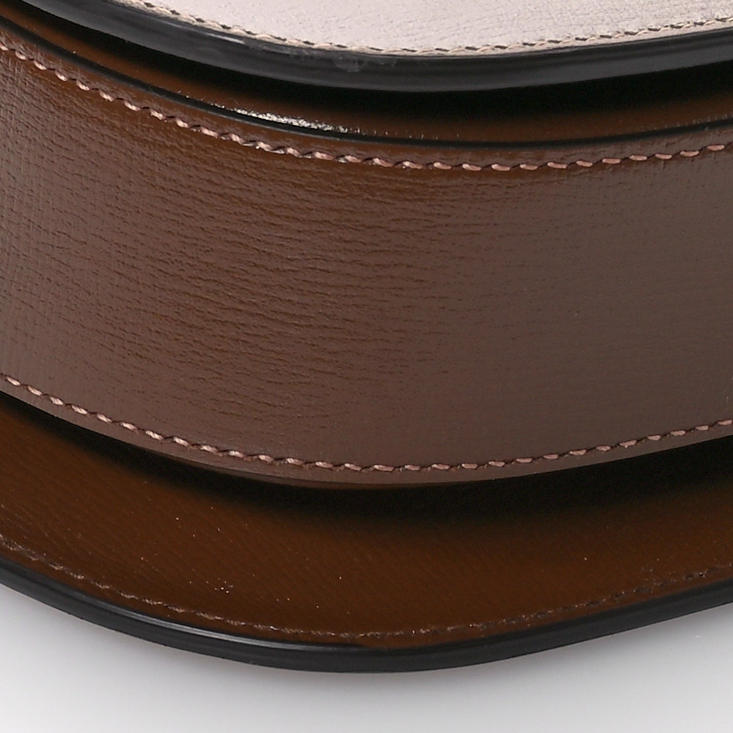 Azalea Calfskin Horsebit 1955 Shoulder Bag Brown Sugar