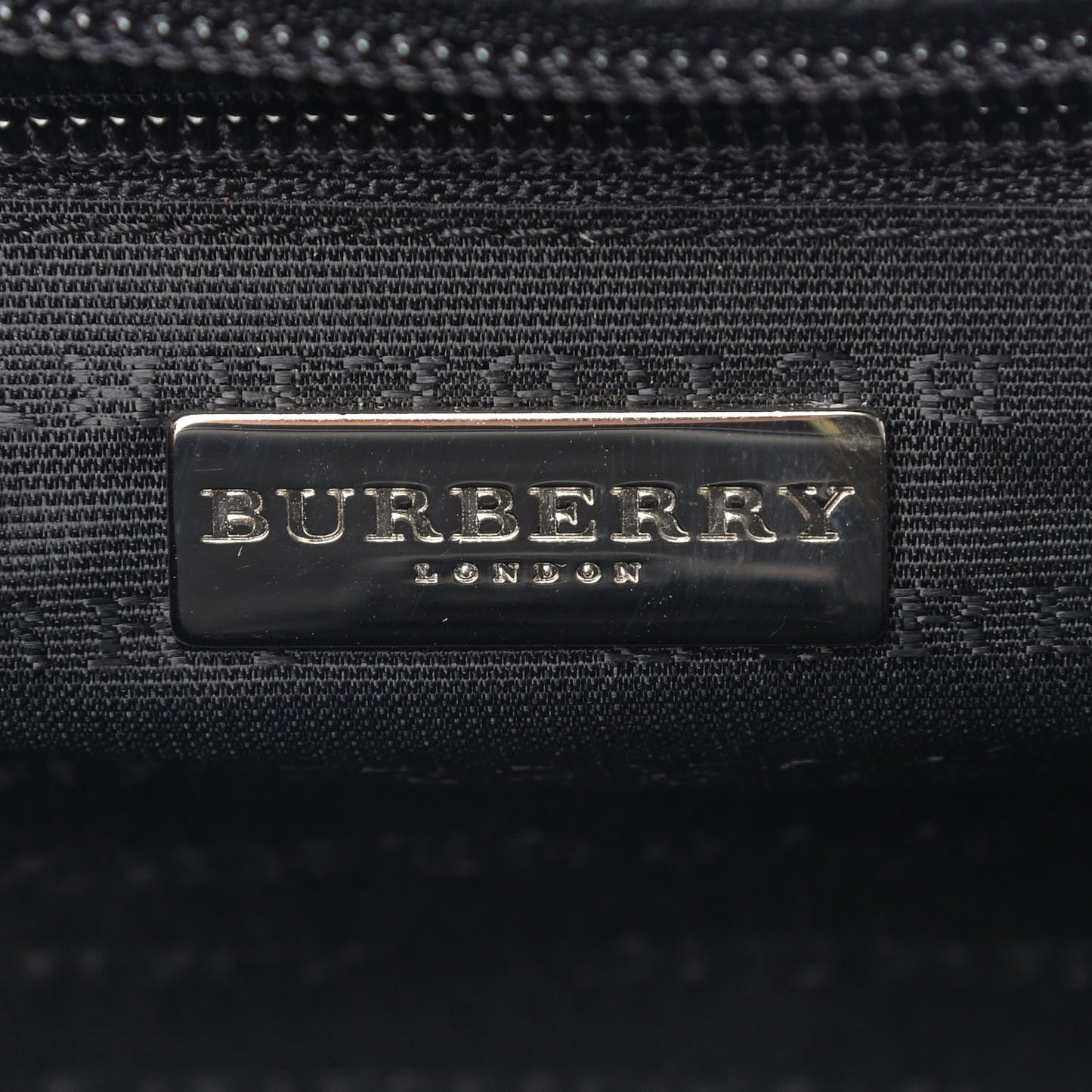 House Check Shoulder Bag Black