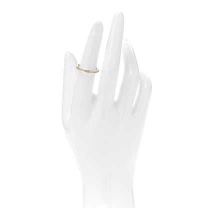 Tiffany 18K Yellow Gold Diamond Lock Ring 52 6 2 of 5