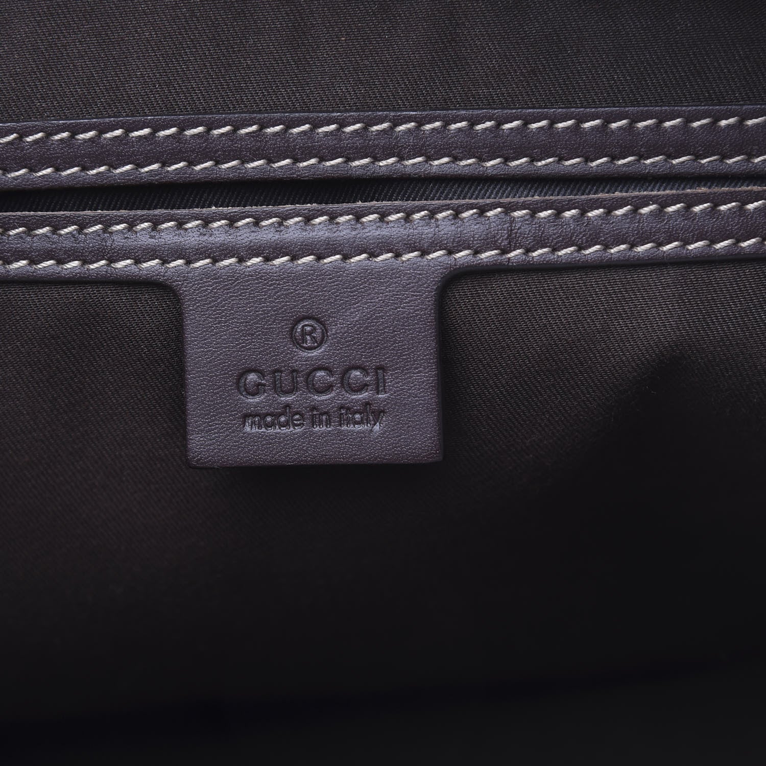 Gucci GG Supreme Monogram Medium Flat Messenger Bag Dark Brown 6 of 12