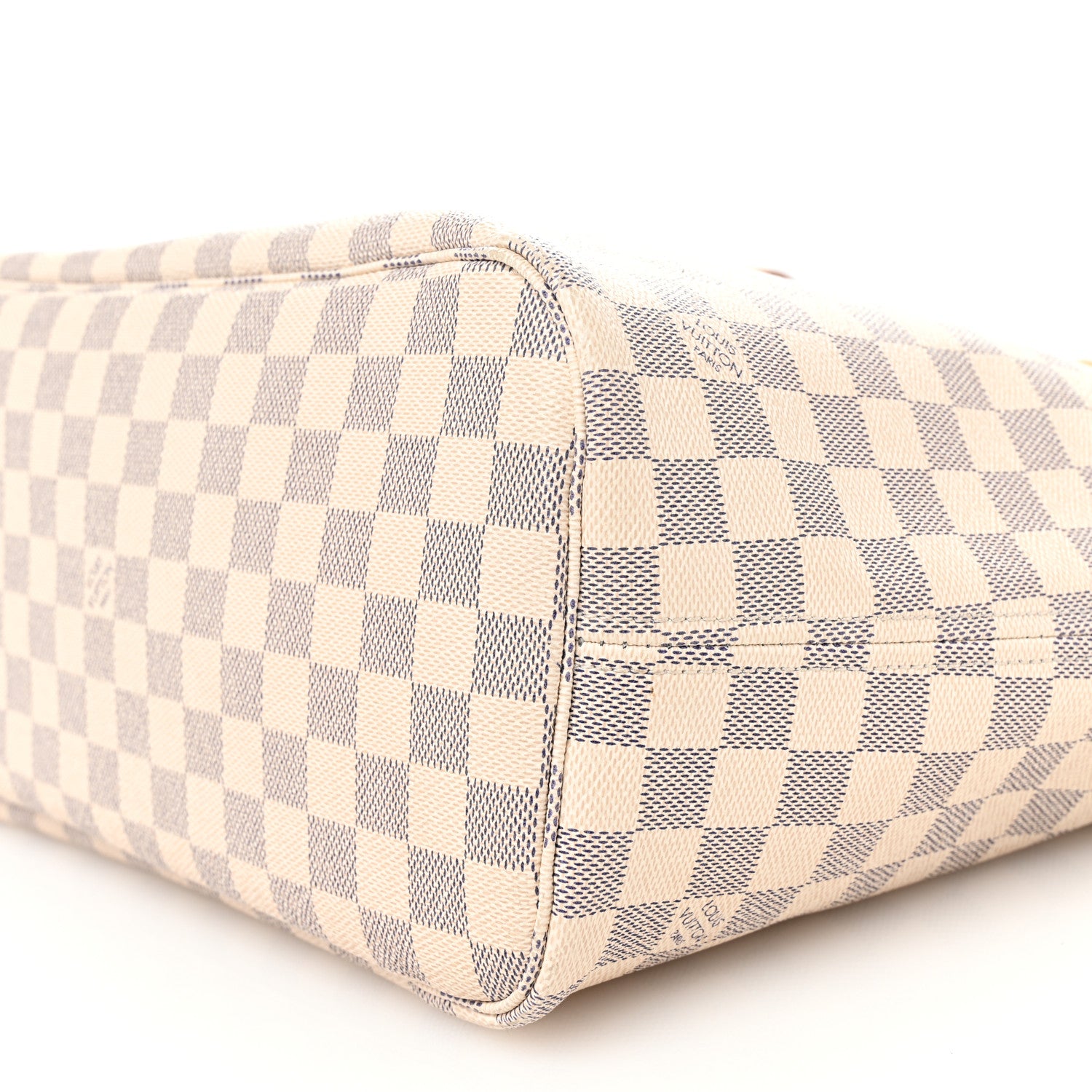 Louis Vuitton Damier Azur Neo Neverfull MM Rose Ballerine 10 of 11