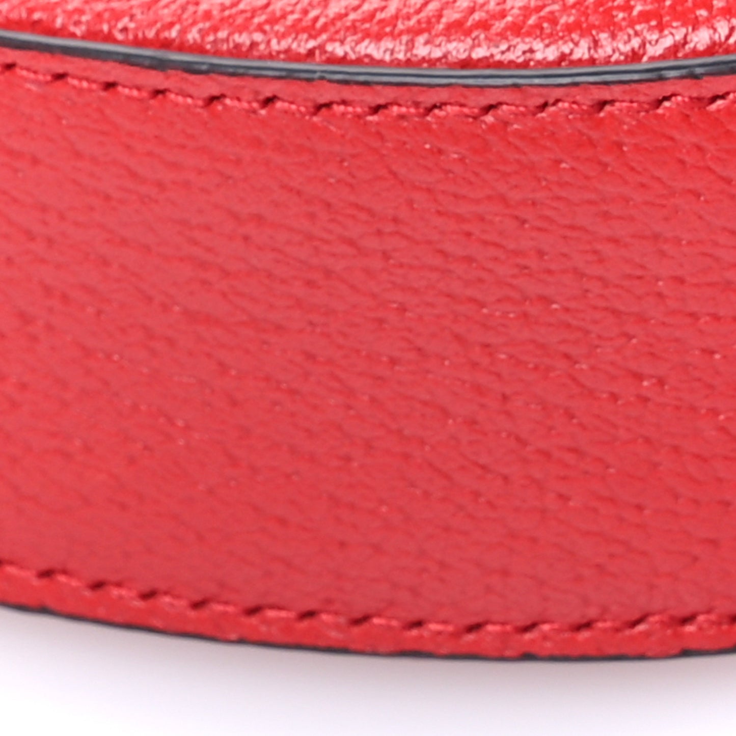 Textured Dollar Calfskin Retro Interlocking G Fruttini Strawberry Mini Bag Lobster Red Black New Acero