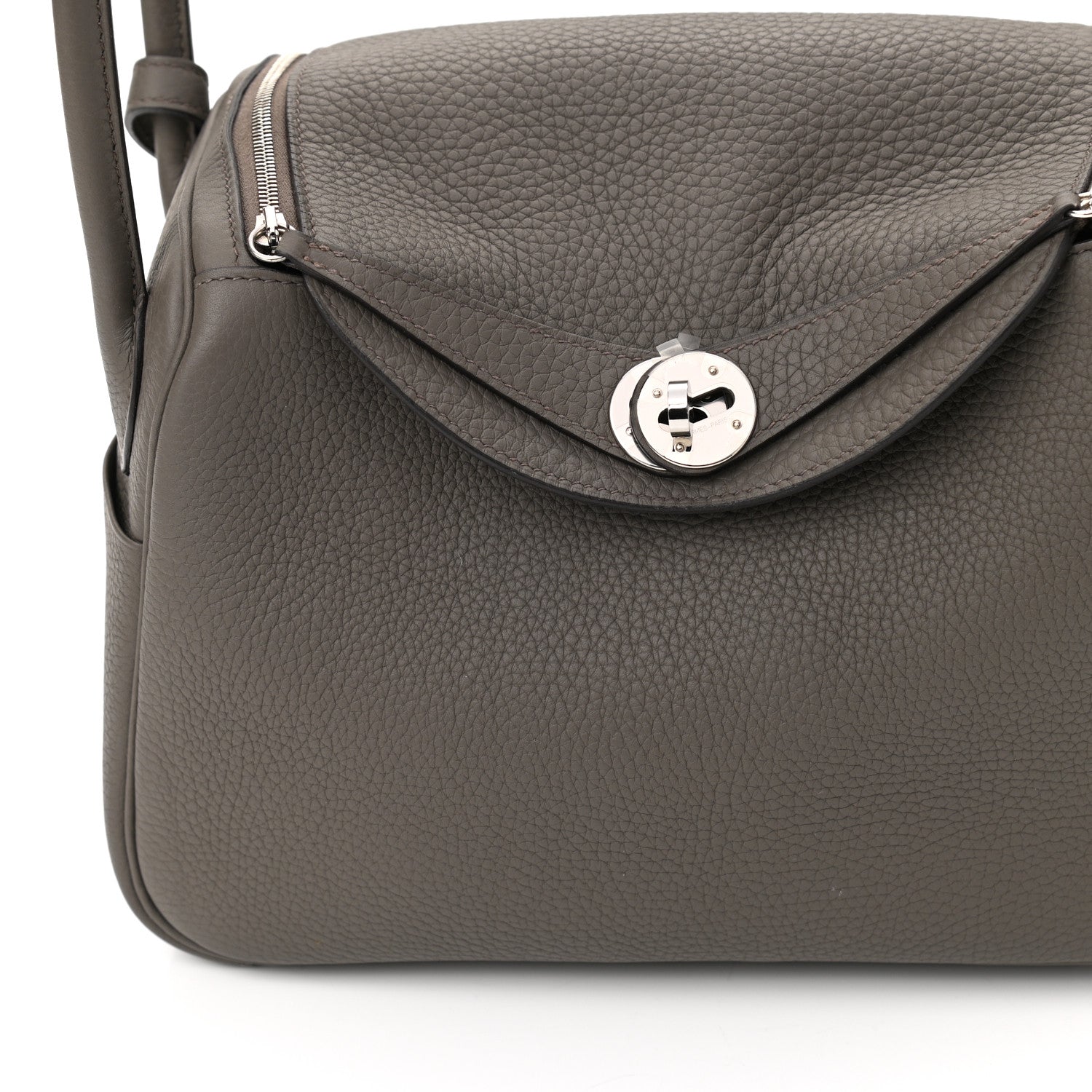 Hermes Taurillon Clemence Lindy 26 Etain 11 of 14