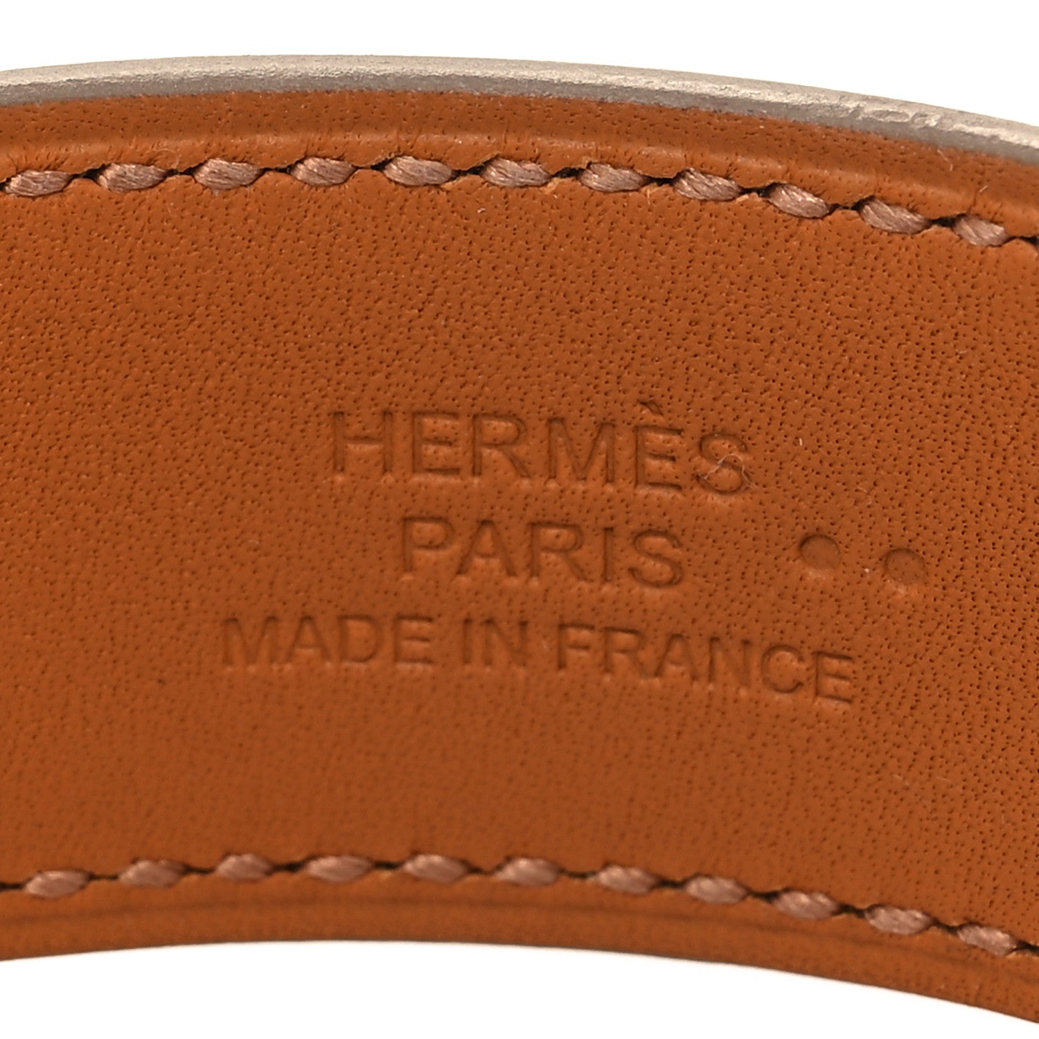 Hermes Matte Niloticus Crocodile Himalaya Collier De Chien CDC 24 Bracelet T3 Blanc 4 of 6