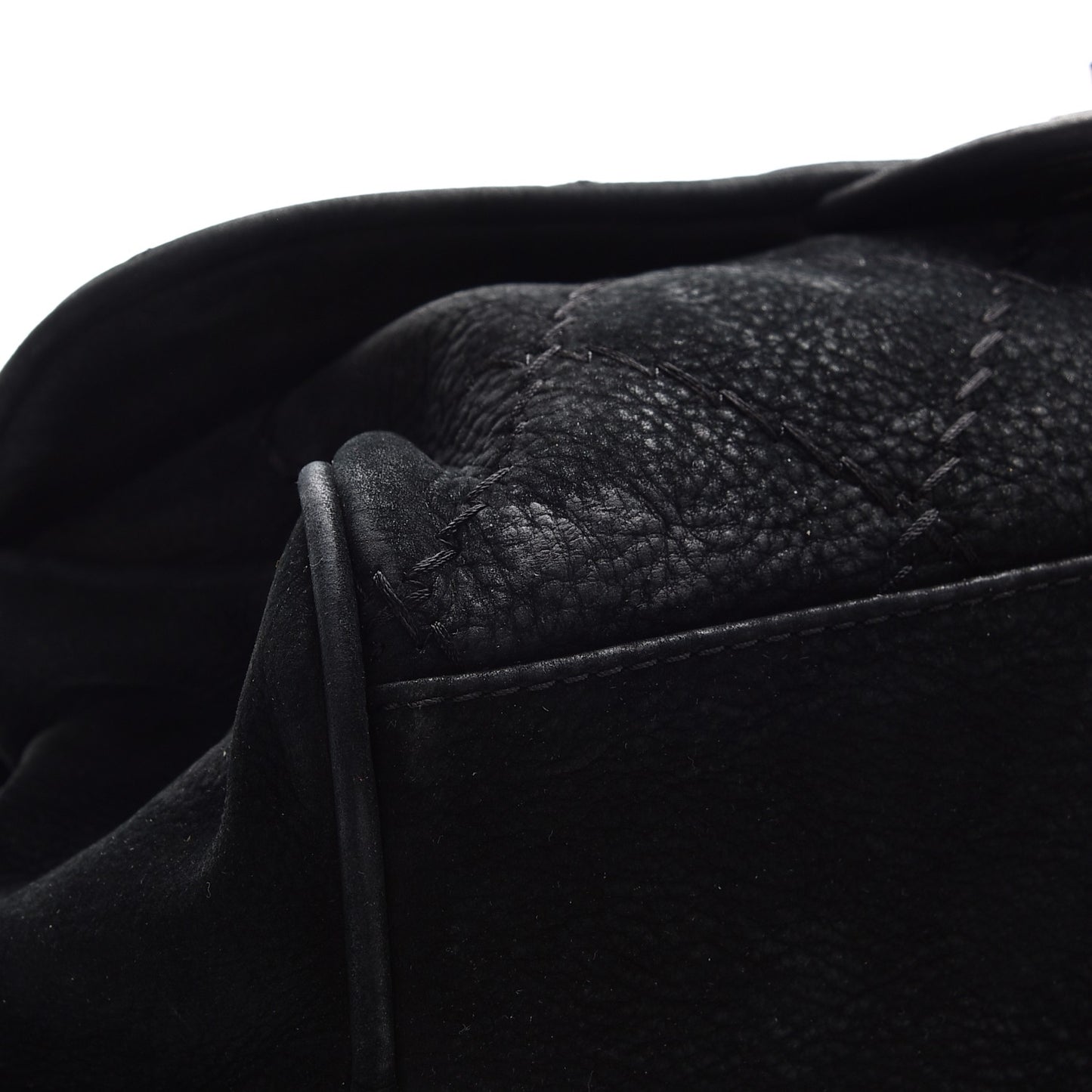 Suede Ultimate Stitch Flap Black
