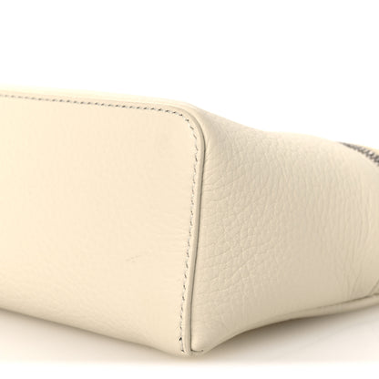 Loro Piana Grained Calfskin L19 Extra Pocket Pouch  Whisper White 17 of 19