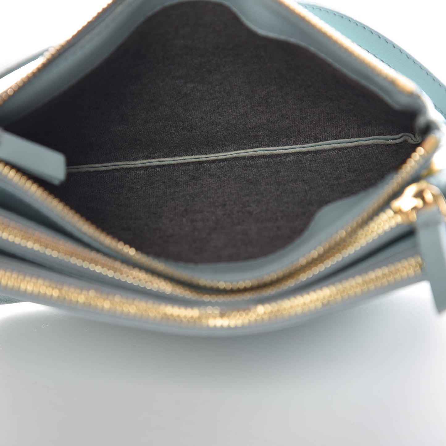Smooth Lambskin Small Trio Crossbody Bag Jade