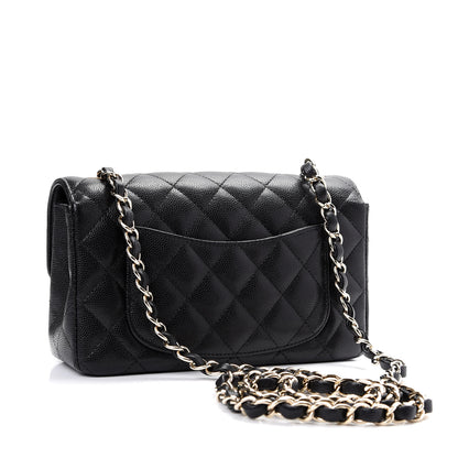 Chanel Caviar Quilted Mini Rectangular Flap Black 3 of 10