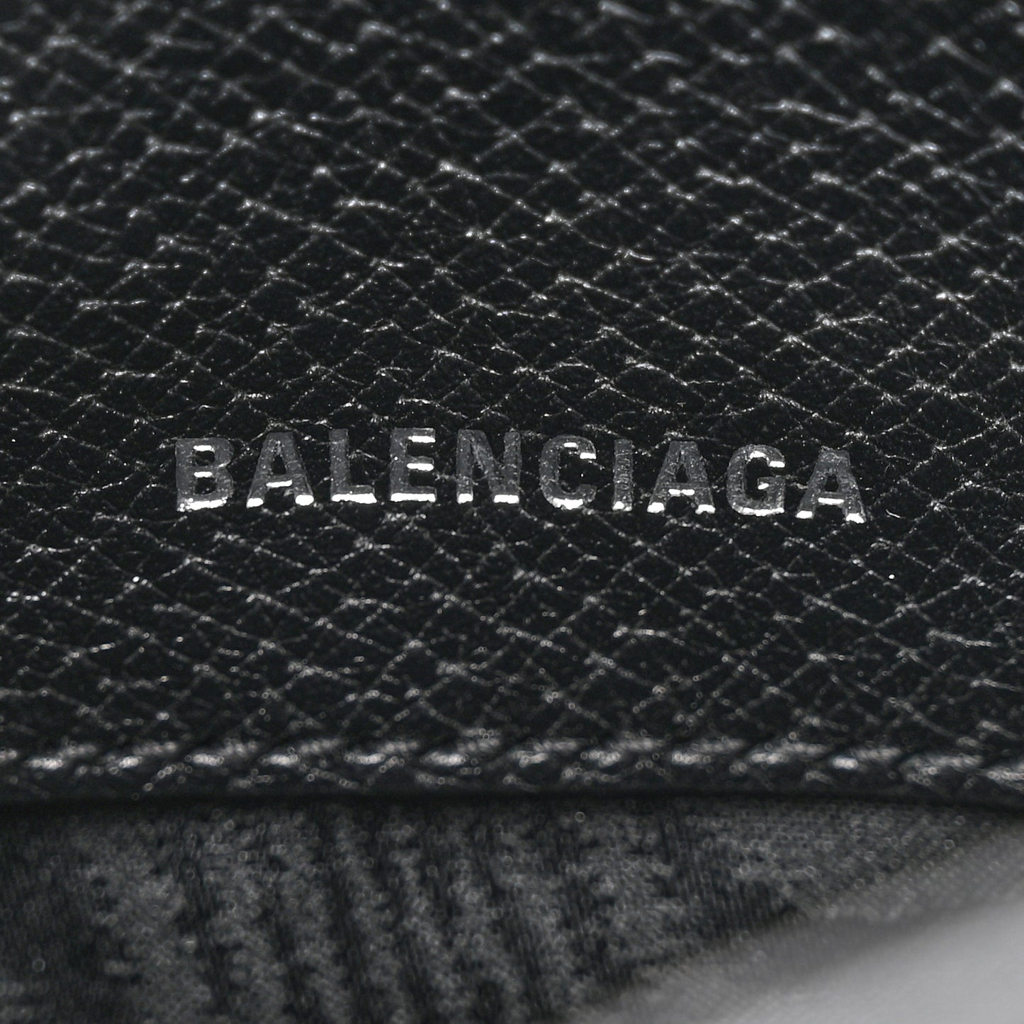 X BALENCIAGA BB Monogram Calfskin Web Mini Jackie 1961 Hobo Black