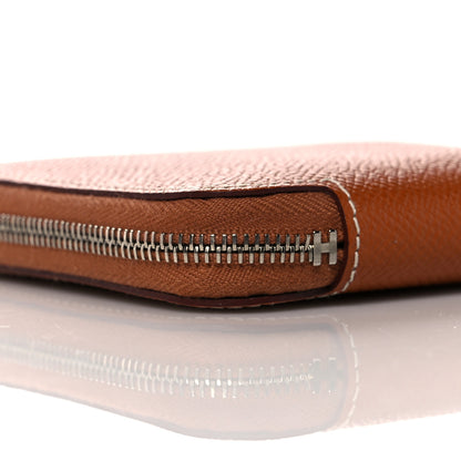 Hermes Epsom Silk'in Compact Wallet Gold 7 of 9