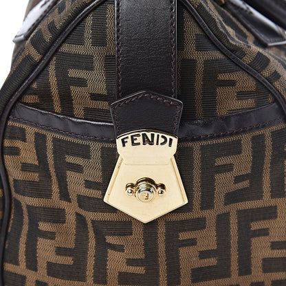 Fendi Zucca Cuoio Lucido Medium Chef Boston Tobacco Moro 17 of 17
