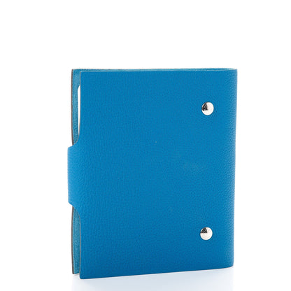 Hermes Togo Ulysse PM Notebook Cover Bleu Zanzibar 3 of 8