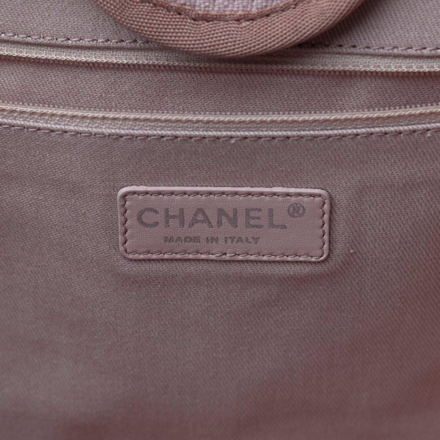 Chanel Canvas Medium Deauville Tote Light Pink 6 of 11