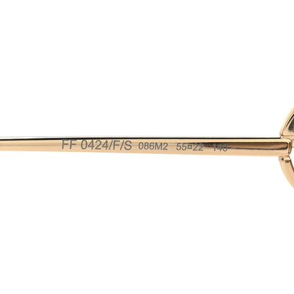 Fendi Acetate Metal F is Fendi FF Square Cat Eye Sunglasses FF 0424/F/S Havana 6 of 7