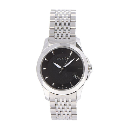 Gucci Stainless Steel 27mm G-Timeless Quartz Watch Black 1 of 11