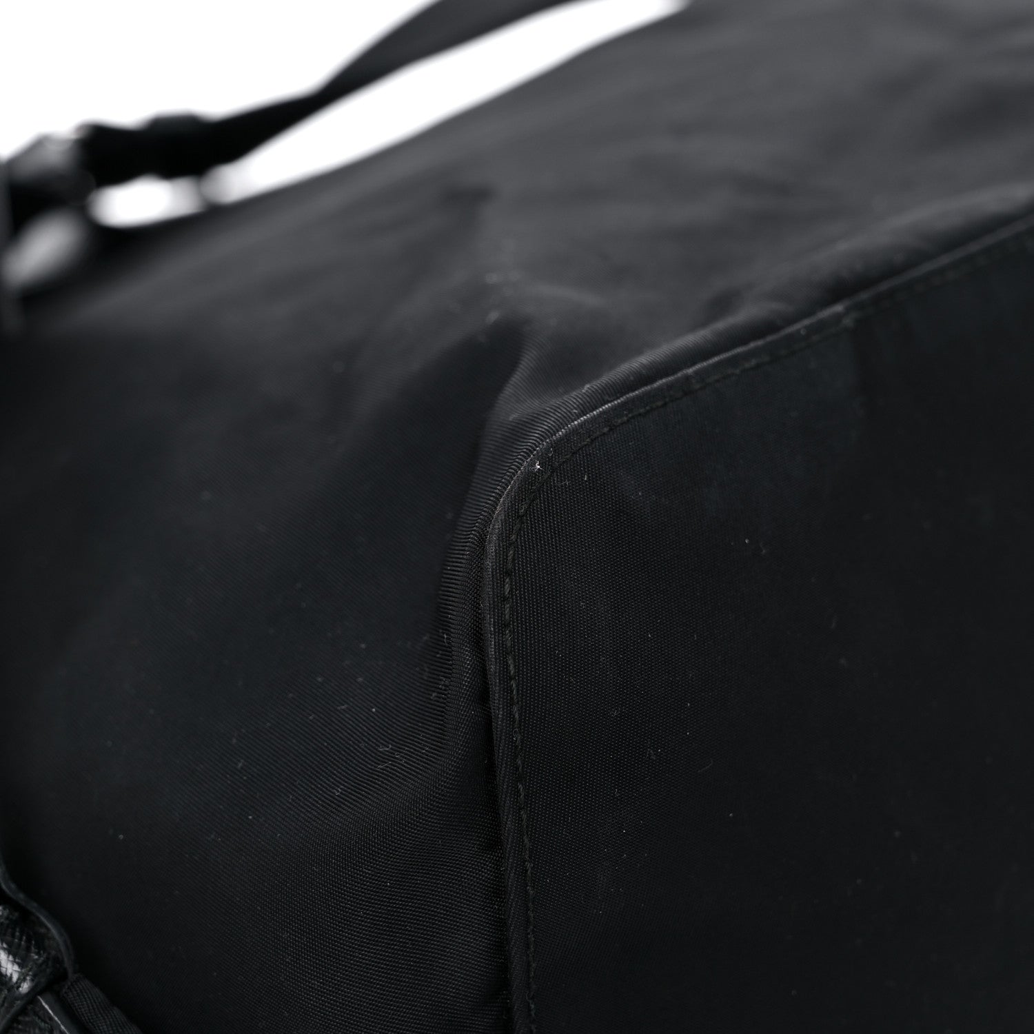 Prada Tessuto Nylon Saffiano Medium Backpack Black 10 of 24