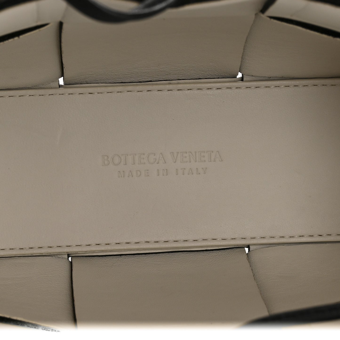 Calfskin Maxi Intrecciato Mini Arco Tote Black