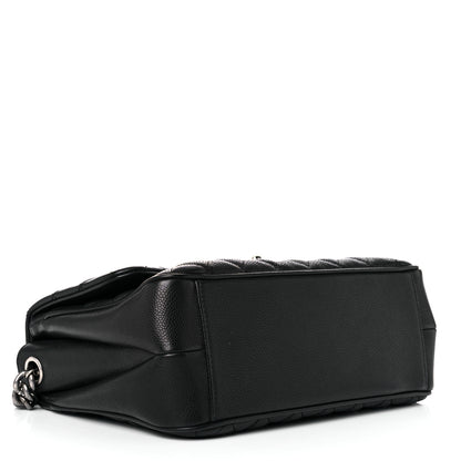 Chanel Caviar Quilted Medium Rock In Rome Single Flap Black 3 of 10