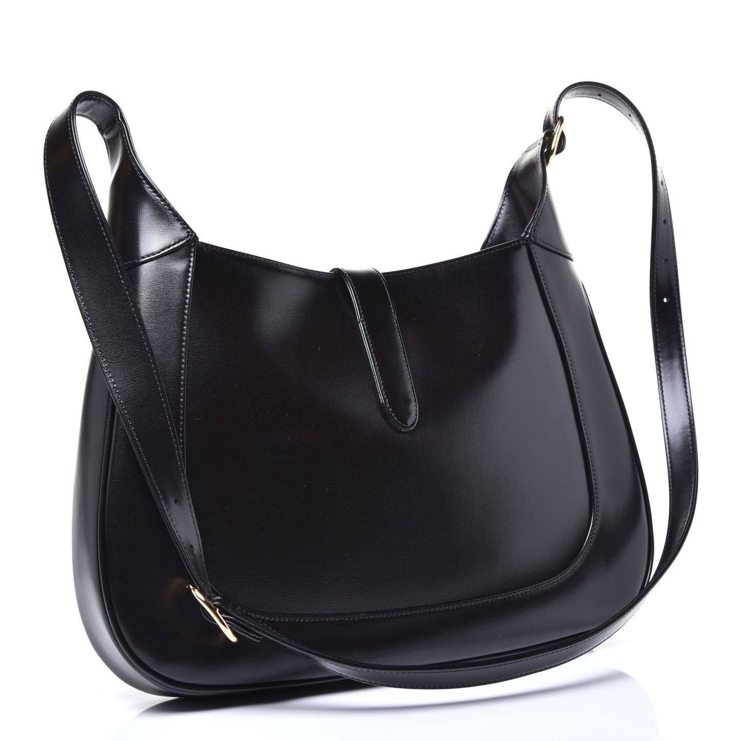 Boarded Dyana Lux Calfskin Medium Jackie 1961 Hobo Black