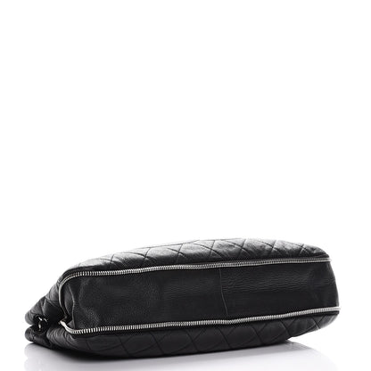 Chanel Caviar Quilted Expandable Zip Shoulder Bag Black 4 of 8
