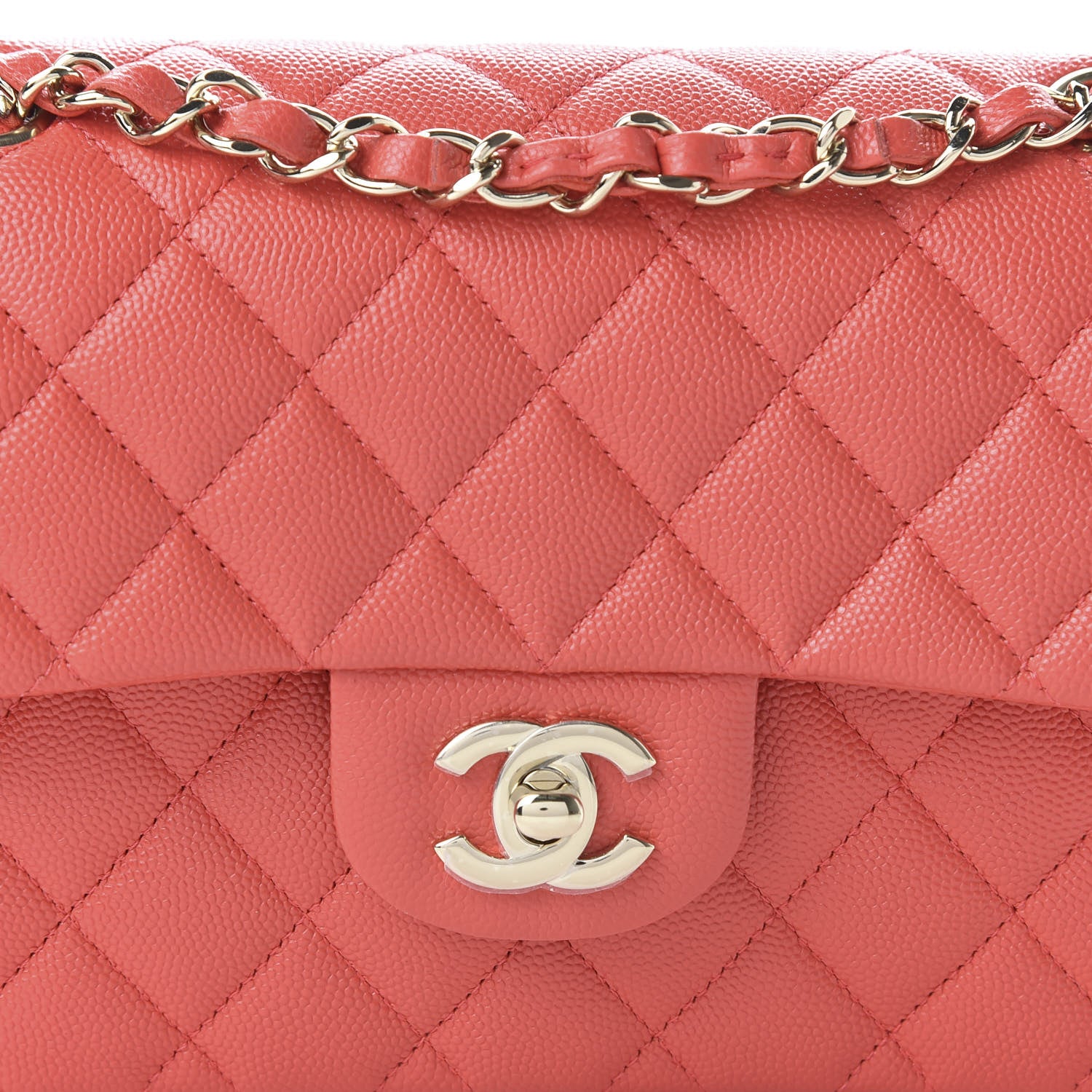 Chanel Caviar Quilted Small Double Flap Red 10 of 10