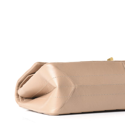 Chanel Aged Calfskin Chevron Quilted 2.55 Reissue 226 Flap Beige 5 of 8