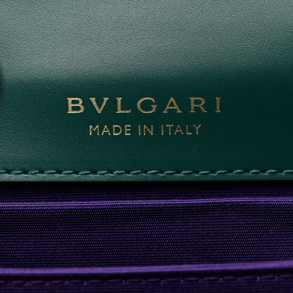 Bulgari Calfskin Serpenti Forever Top Handle Emerald Green 7 of 10