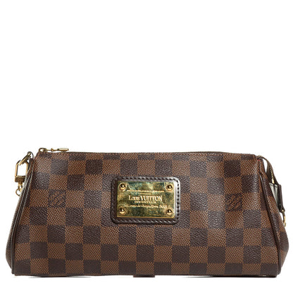 Louis Vuitton Damier Ebene Eva Clutch 1 of 7