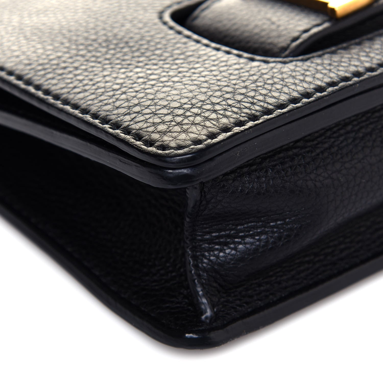 Christian Dior Grained Calfskin Dio(r)evolution Top Handle Flap Bag Black 7 of 10