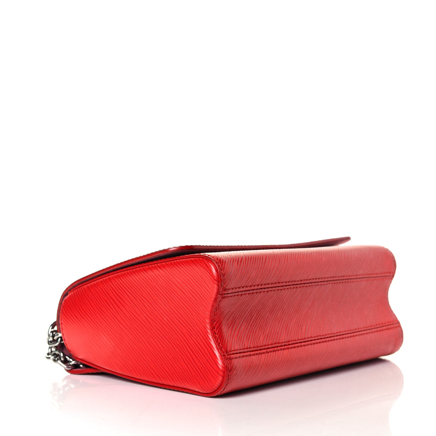 Epi Twist Shoulder Bag MM Coquelicot