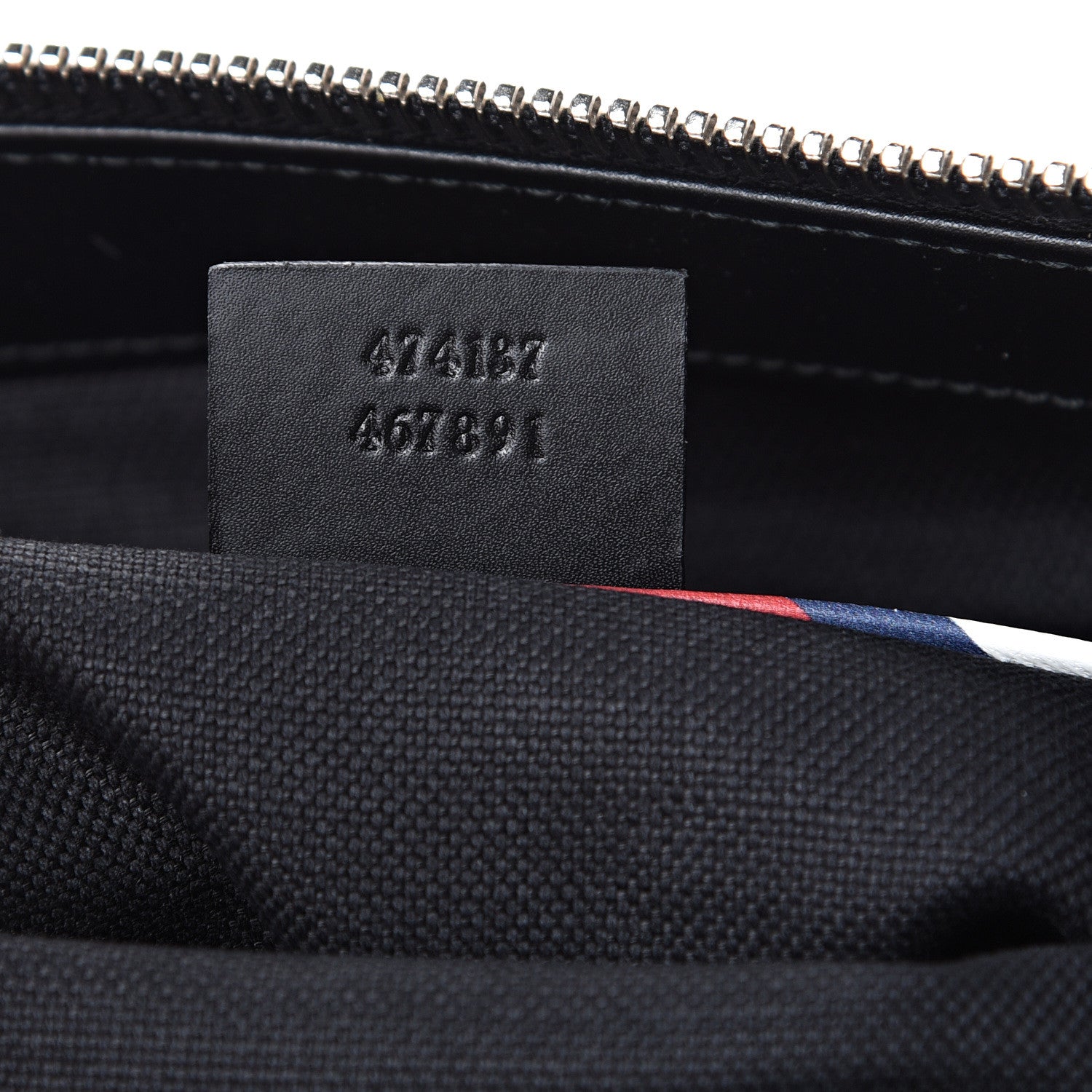 Gucci GG Supreme Monogram Night Courrier Flat Messenger Bag Black Multicolor 6 of 10