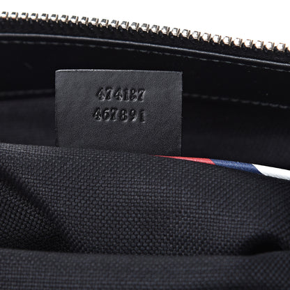Gucci GG Supreme Monogram Night Courrier Flat Messenger Bag Black Multicolor 6 of 10