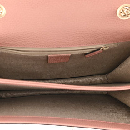 Gucci Dollar Calfskin Interlocking G Shoulder Bag Soft Pink 5 of 10