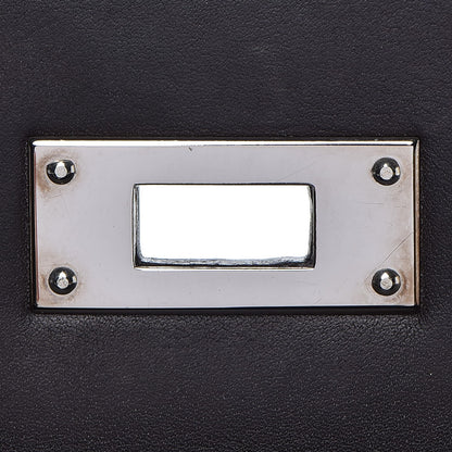 Hermes Toile Swift Kelly 32 Chocolate 25 of 35